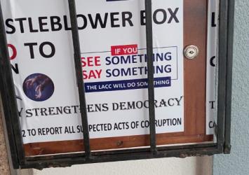 The Liberia Anti-Corruption Commission (LACC), through its Education and Prevention Department, has Officially Commenced the Installation of Whistleblower Boxes at Key Ministries, Agencies, and Commissions