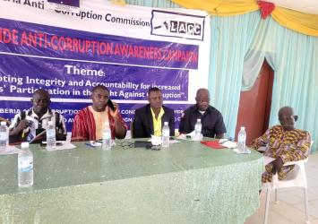 LACC Conducts Nationwide Anti-Corruption  Campaign in Cestos, Rivercess County Citizens Rally Behind Message of Integrity and Accountability.