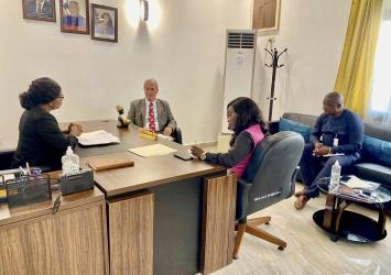 German Embassy Ambassador Dr. Jakob Haselhuber Pays Courtesy Visit to the Liberia Anti-Corruption Commission (LACC)