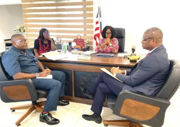 UNDP new Country Representative pays courtesy visit to the Liberian Anti-Corruption Commission