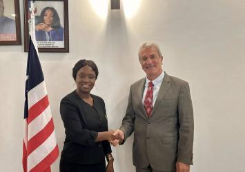 German Embassy Ambassador Dr. Jakob Haselhuber Pays Courtesy Visit to the Liberia Anti-Corruption Commission (LACC)