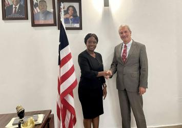 German Embassy Ambassador Dr. Jakob Haselhuber Pays Courtesy Visit to the Liberia Anti-Corruption Commission (LACC)