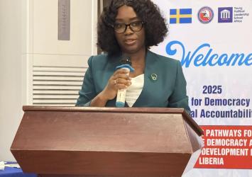 LACC Executive Chairperson Cllr. Alexandra K. Zoe Calls for Anti-Corruption Court at NAYMOTE Summit