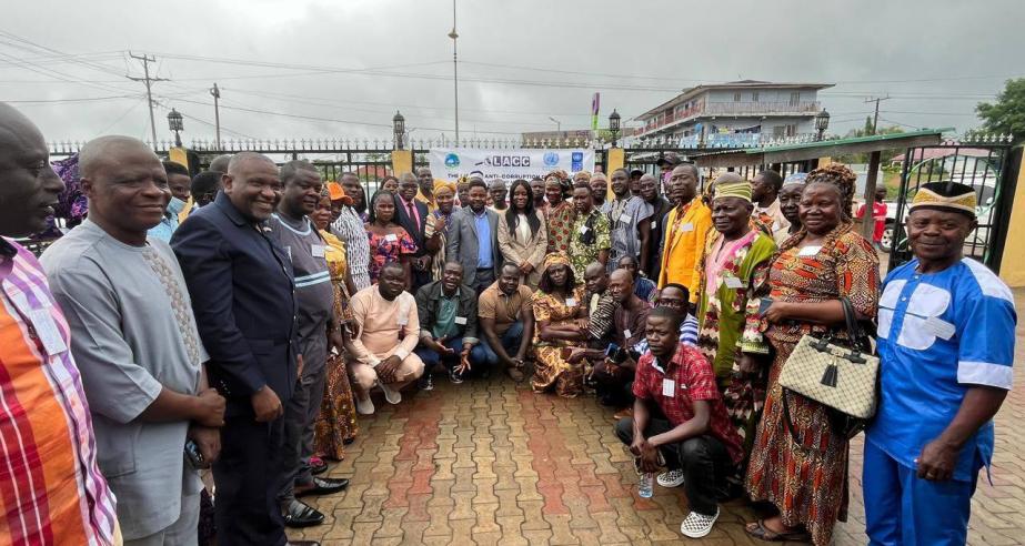 The Liberia Anti-Corruption Commission (LACC), in partnership with UNDP under the Social Accountability Project, has successfully concluded a three-day anti-corruption training in Ganta, Nimba County