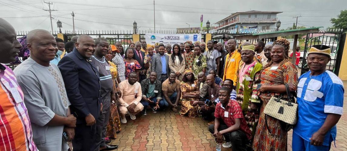 The Liberia Anti-Corruption Commission (LACC), in partnership with UNDP under the Social Accountability Project, has successfully concluded a three-day anti-corruption training in Ganta, Nimba County