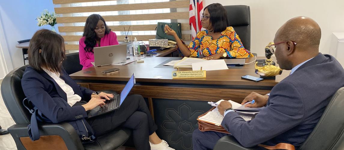 IMF Mission Team Meets with Liberia Anti-Corruption Commission(LACC)